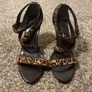Ann Marino Cheetah Print Heels